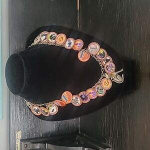 Sunkist Bottlecap Halloween Necklace